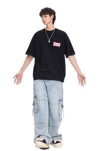 Dangerous People Candy Embroidery Tee - ShaLaoBan