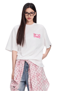 Dangerous People Candy Embroidery Tee - ShaLaoBan