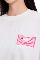 Dangerous People Candy Embroidery Tee - ShaLaoBan