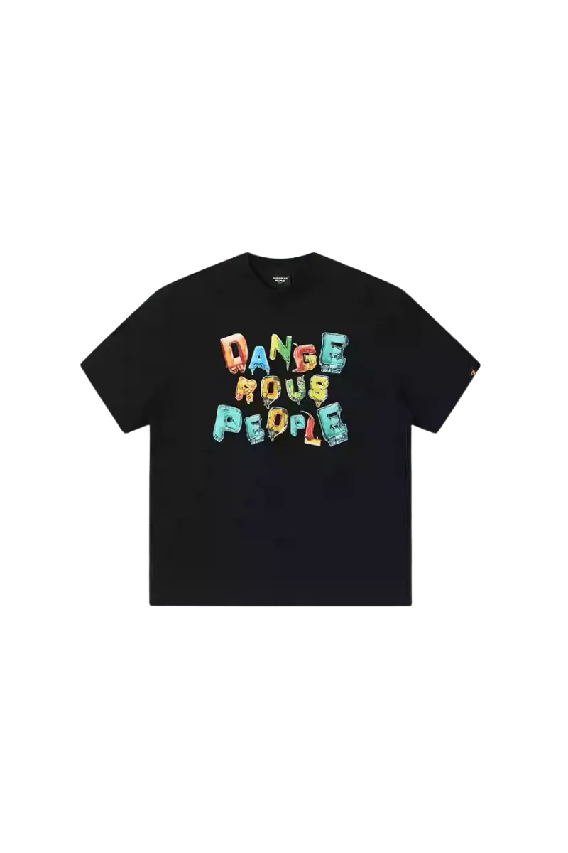 Dangerous People Candy Font Tee - ShaLaoBan