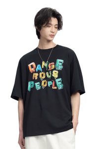 Dangerous People Candy Font Tee - ShaLaoBan