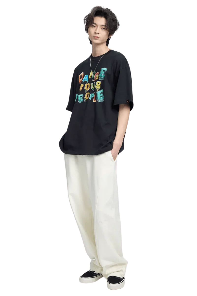 Dangerous People Candy Font Tee - ShaLaoBan