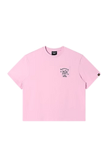 Dangerous People Cat Embroidery Pocket Tee