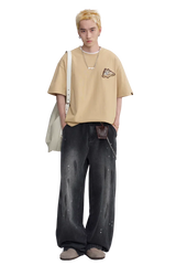 Dangerous People Cat Embroidery Tee
