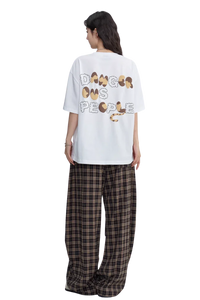Dangerous People Cat Embroidery Tee