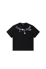 Dangerous People Chain Letter Print Tee