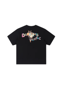 Dangerous People Child-Like Cat Print Tee