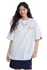 Dangerous People Child-Like Cat Print Tee