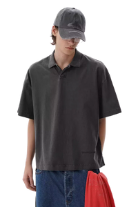 MasonPrince Classic Washed Embossed Polo Tee