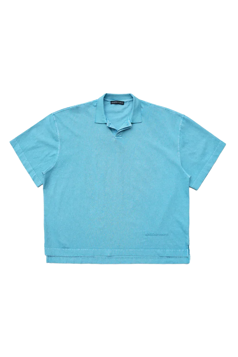 MasonPrince Classic Washed Embossed Polo Tee