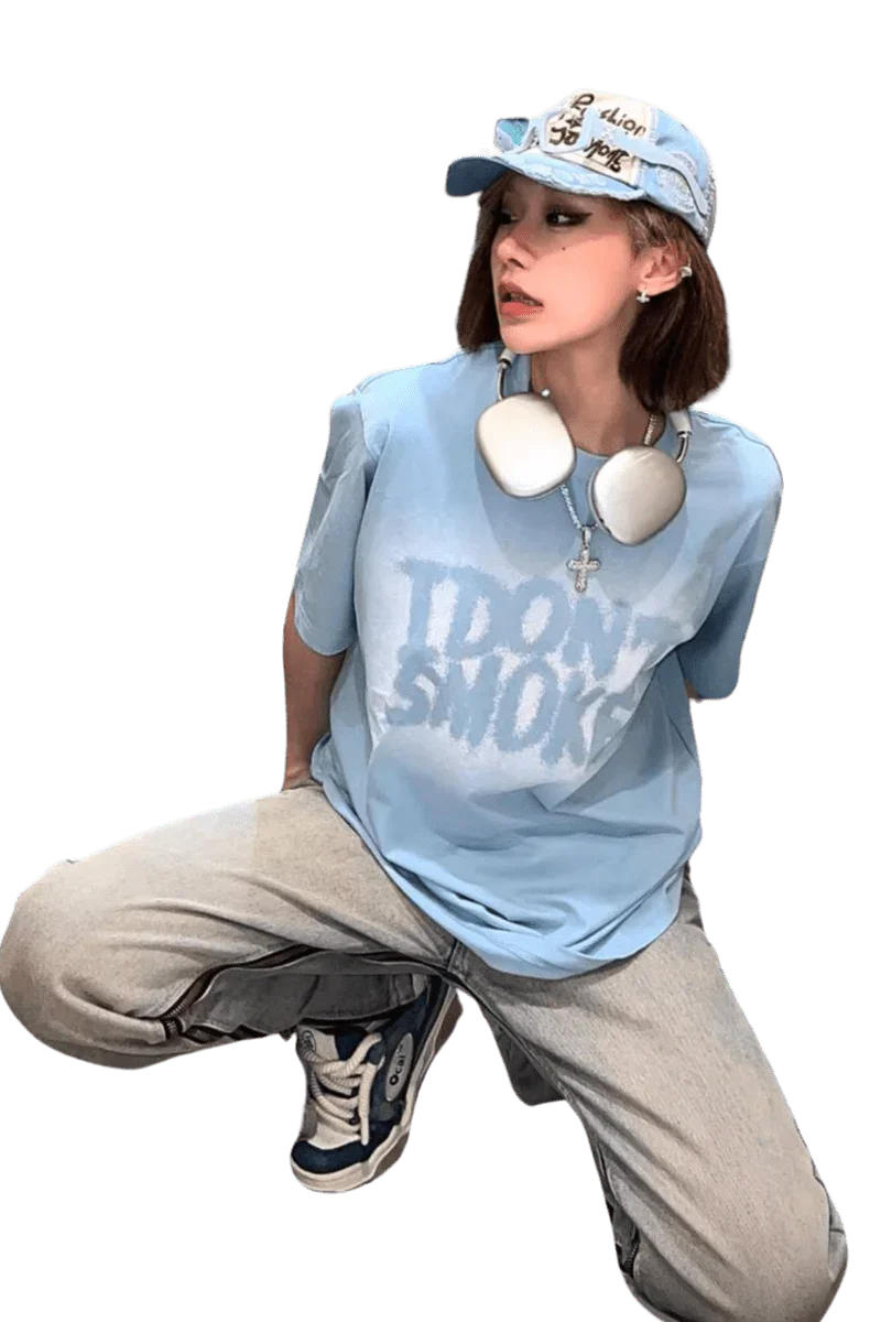 IDontSmoke Cloudy Logo Tee - ShaLaoBan