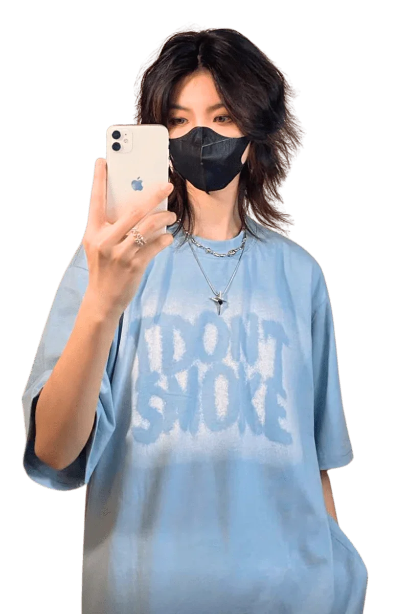 IDontSmoke Cloudy Logo Tee - ShaLaoBan