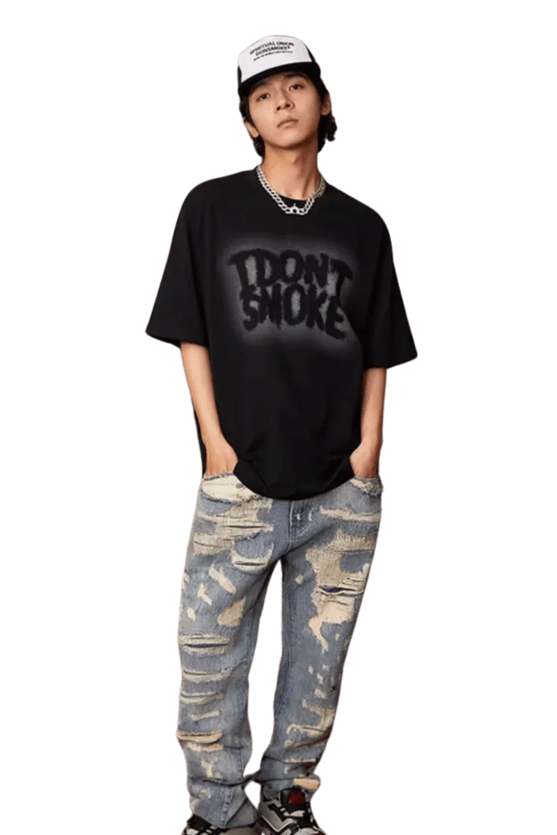 IDontSmoke Cloudy Logo Tee - ShaLaoBan