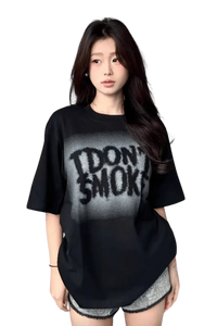 IDontSmoke Cloudy Logo Tee - ShaLaoBan