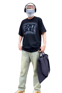 IDontSmoke Cloudy Logo Tee - ShaLaoBan
