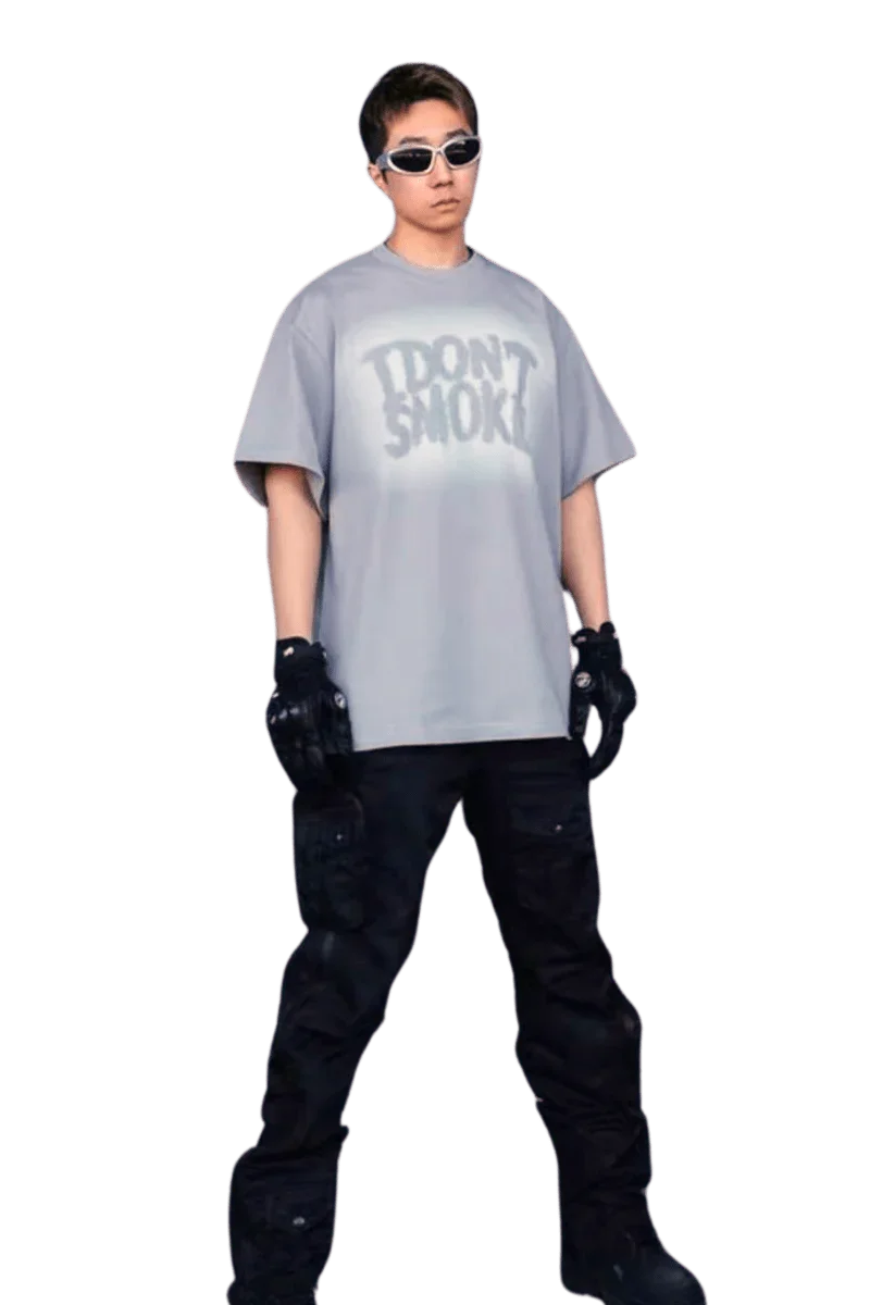 IDontSmoke Cloudy Logo Tee - ShaLaoBan