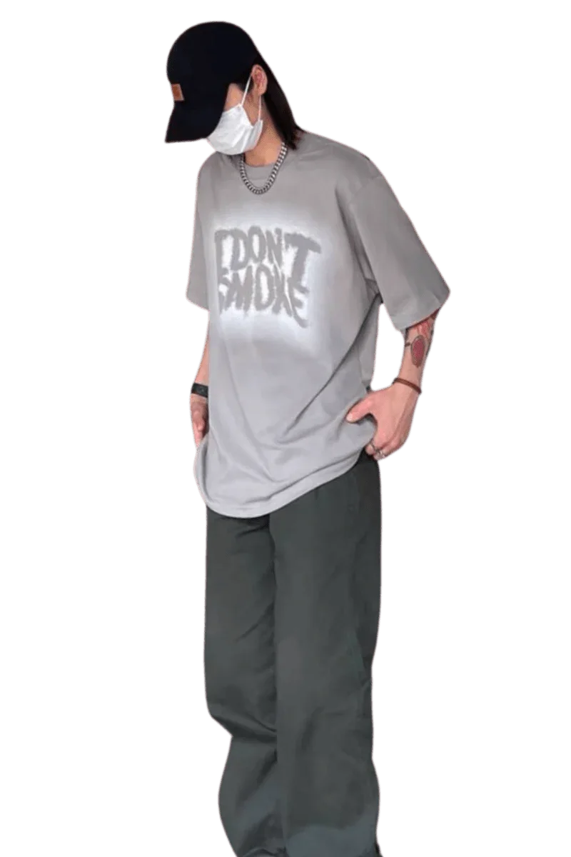 IDontSmoke Cloudy Logo Tee - ShaLaoBan