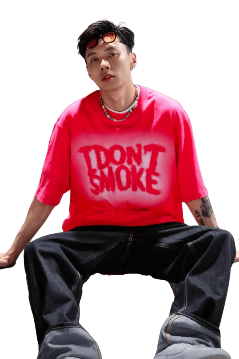 IDontSmoke Cloudy Logo Tee - ShaLaoBan