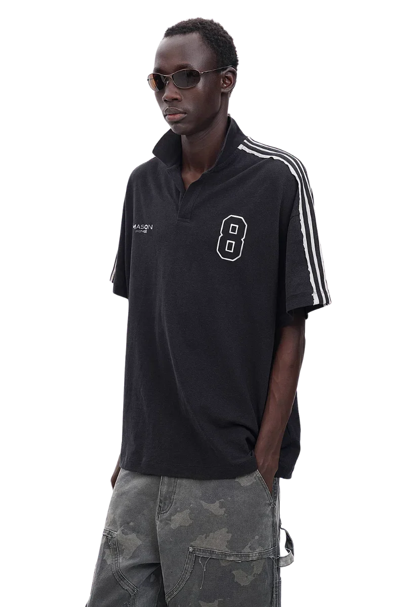 MasonPrince Club Sports Badge Polo Tee