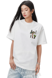 MEDM SS25 Coconut Tree Beads Tee