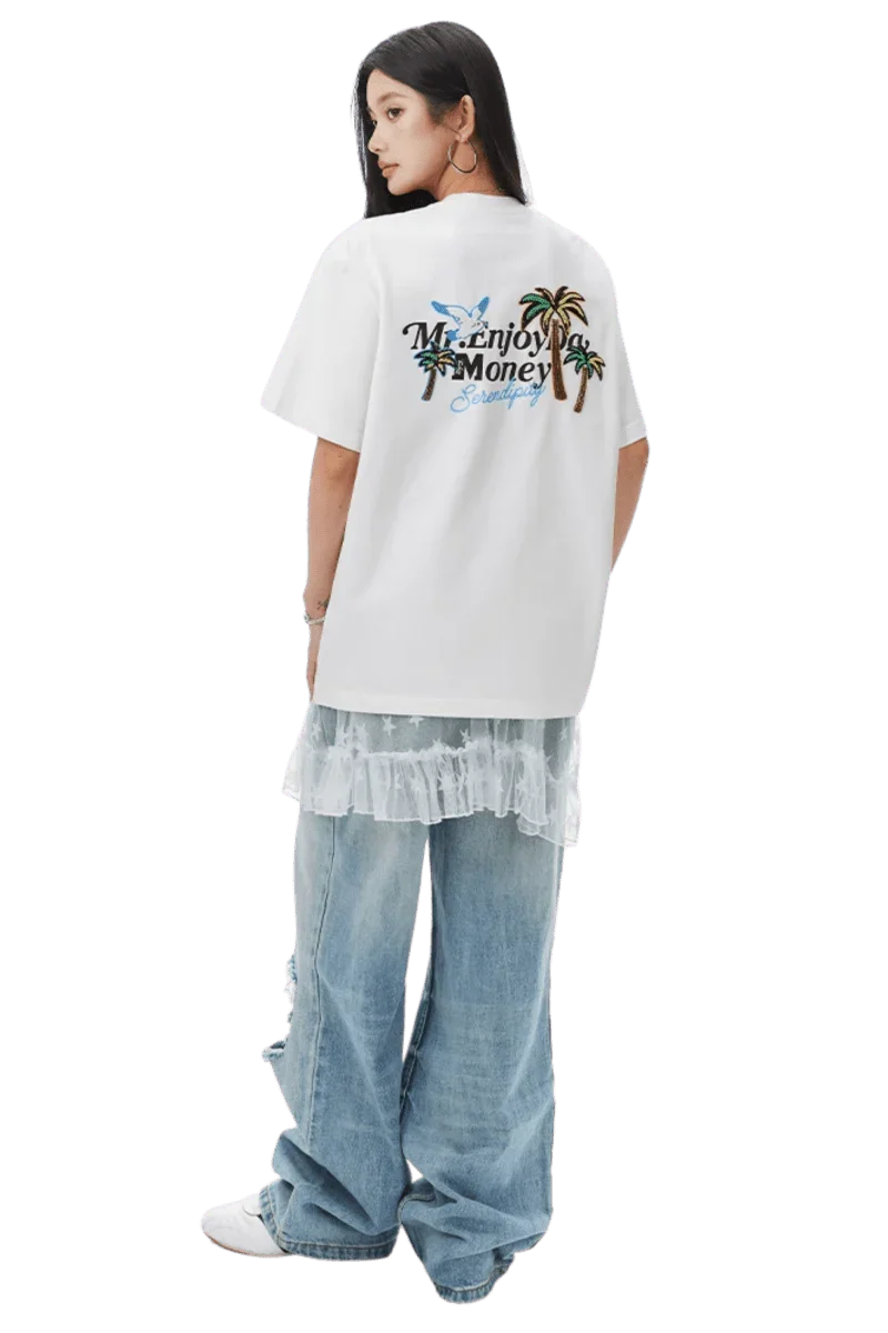 MEDM SS25 Coconut Tree Beads Tee
