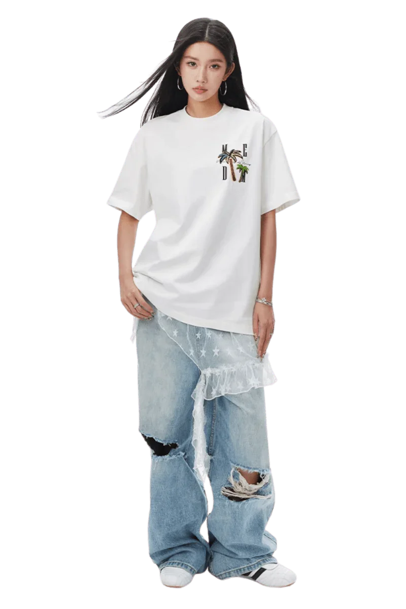 MEDM SS25 Coconut Tree Beads Tee
