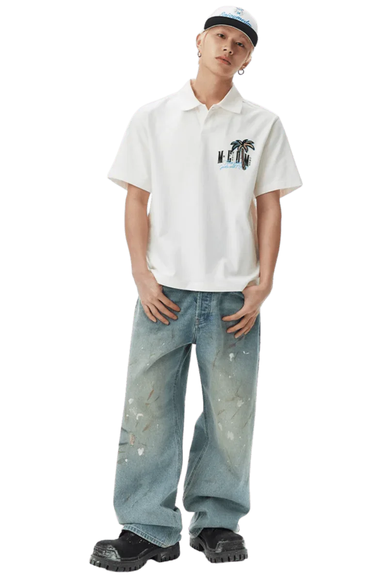 MEDM SS25 Coconut Tree Polo Tee