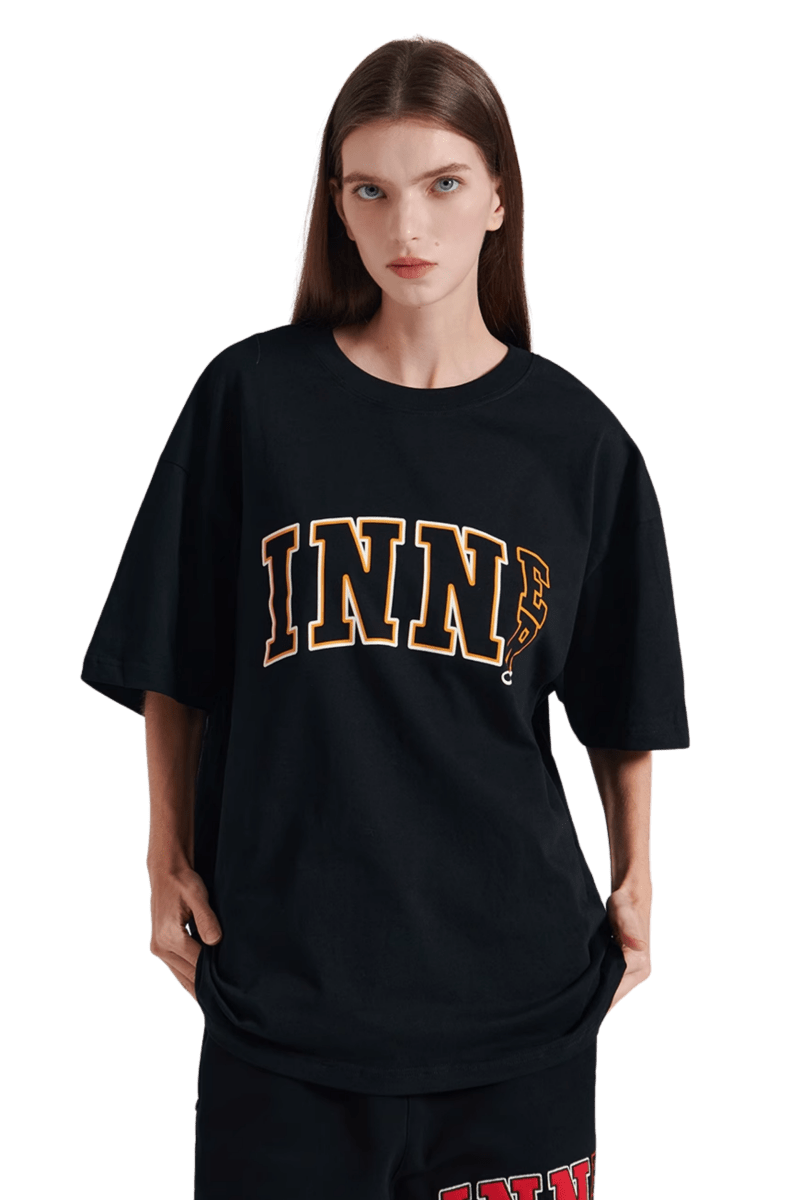 Innersect College Font Tee - ShaLaoBan