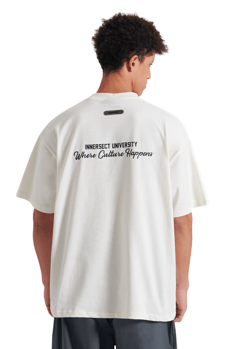 Innersect College Font Tee - ShaLaoBan