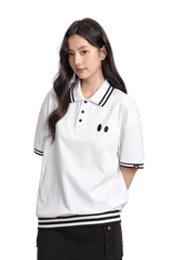 Dangerous People College Style Small Eyes Polo Tee - ShaLaoBan