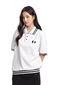 Dangerous People College Style Small Eyes Polo Tee - ShaLaoBan