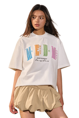 MEDM SS25 Colorful Pearl Stone Tee