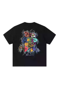Dangerous People Colour Pencil Scribble Tee