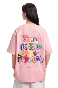 Dangerous People Colour Pencil Scribble Tee