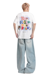 Dangerous People Colour Pencil Scribble Tee