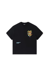 Dangerous People Colourful Button Hamburger Tee