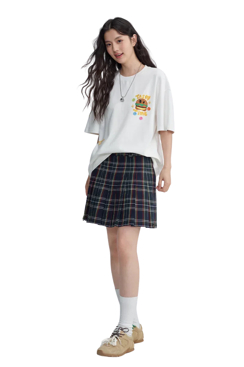 Dangerous People Colourful Button Hamburger Tee