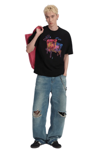 Dangerous People Colourful Ice Print Tee
(Sorona Material) - ShaLaoBan