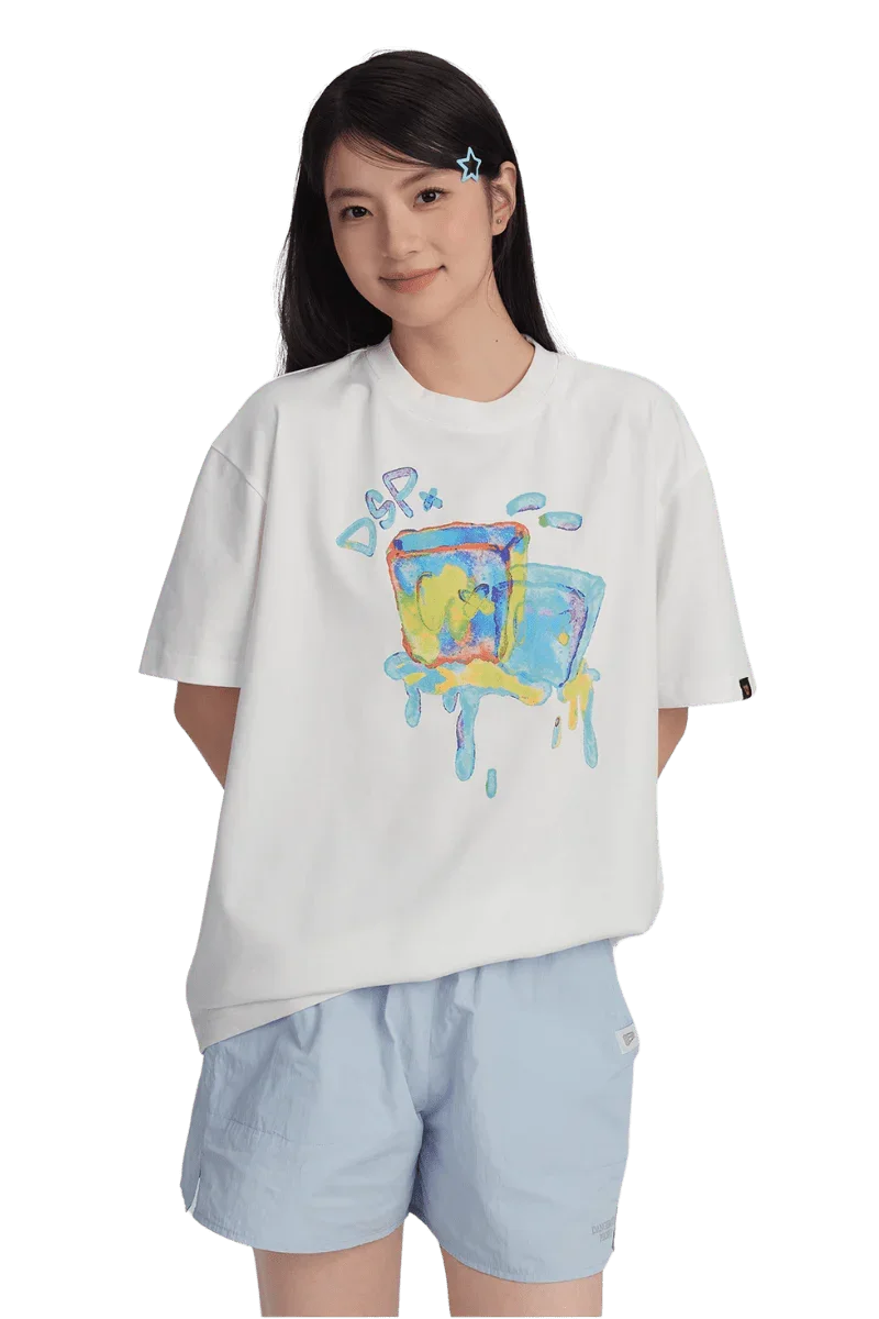 Dangerous People Colourful Ice Print Tee
(Sorona Material) - ShaLaoBan
