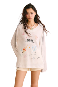 IDontSmoke Crayon Puppy Graffiti Long Sleeve Tee