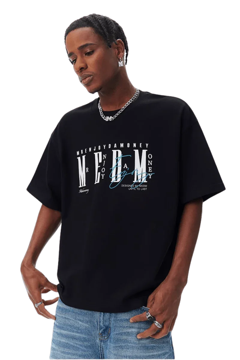MEDM SS25 Cursive Logo Colorful Tee