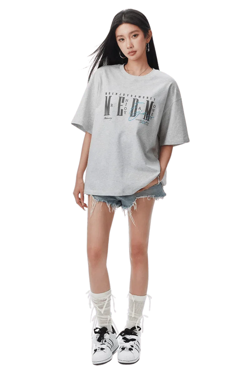 MEDM SS25 Cursive Logo Colorful Tee