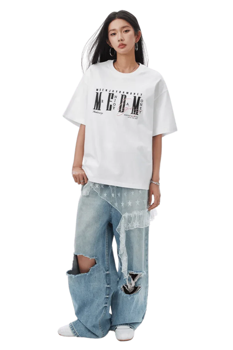 MEDM SS25 Cursive Logo Colorful Tee