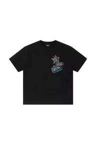 Dangerous People Denim Patch Tee - ShaLaoBan