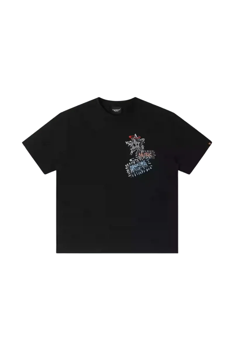 Dangerous People Denim Patch Tee - ShaLaoBan
