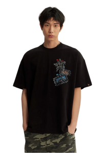 Dangerous People Denim Patch Tee - ShaLaoBan