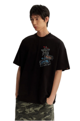 Dangerous People Denim Patch Tee - ShaLaoBan