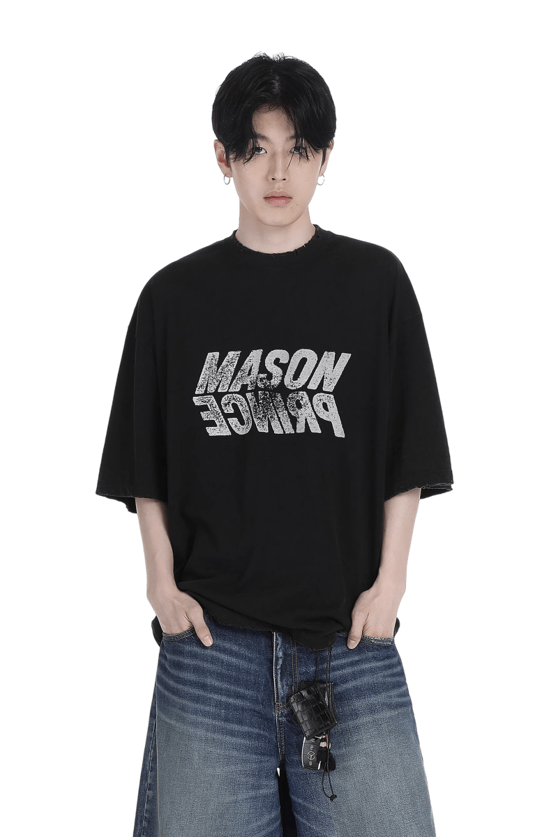 Masonprince Destructive Logo Tee - ShaLaoBan