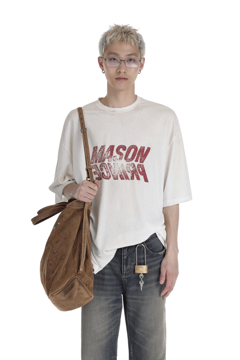 Masonprince Destructive Logo Tee - ShaLaoBan