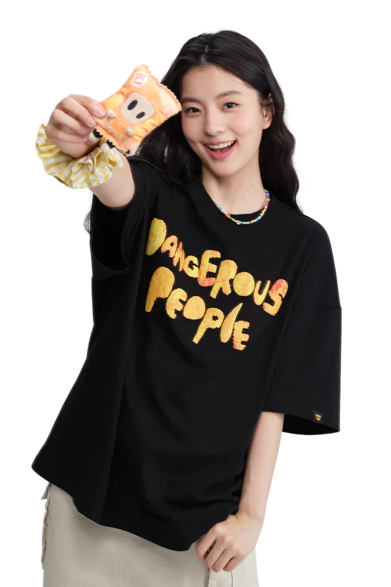 Dangerous People Detachable Chips Little D Doll Tee